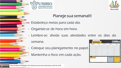 Planejamento de atividades