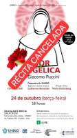 Récita Suor Angélica do dia 24/10 cancelada