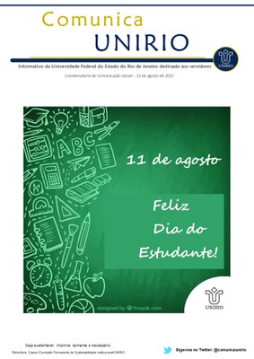 Feliz Dia do Estudante