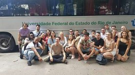 Troca de experiências: estudantes da Holanda conhecem projetos desenvolvidos em parceria com a UNIRIO