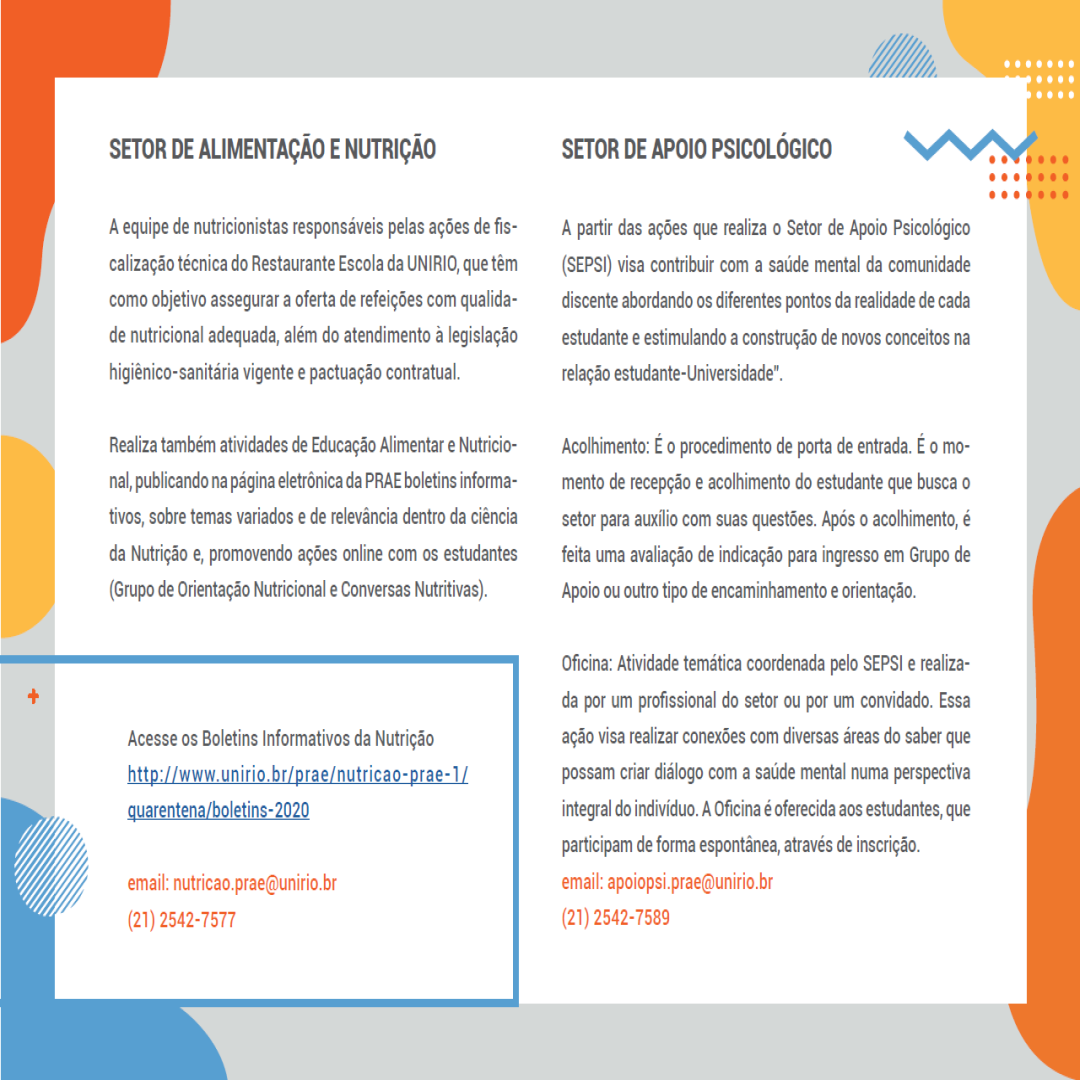 Setor de Alimentação e Nutrição