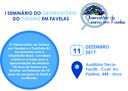 I Seminário do Observatório do Turismo em Favelas 