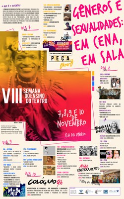 flyer divulgação semana teatro