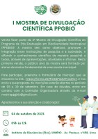  I Mostra de Divulgação Científica do PPGBIO