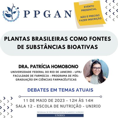 Palestra PPGAN - Maio 2023