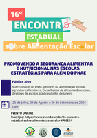 16° Encontro Estadual sobre Alimentação Escolar