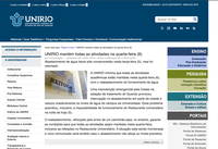 Estão Mantidas as Atividades desta 4ª Feira, dia 6 de Novembro