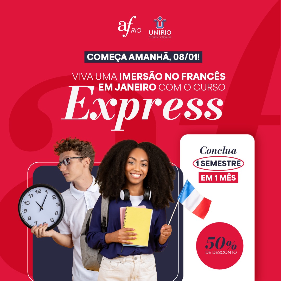 Parceria UNIRIO e Aliança Francesa