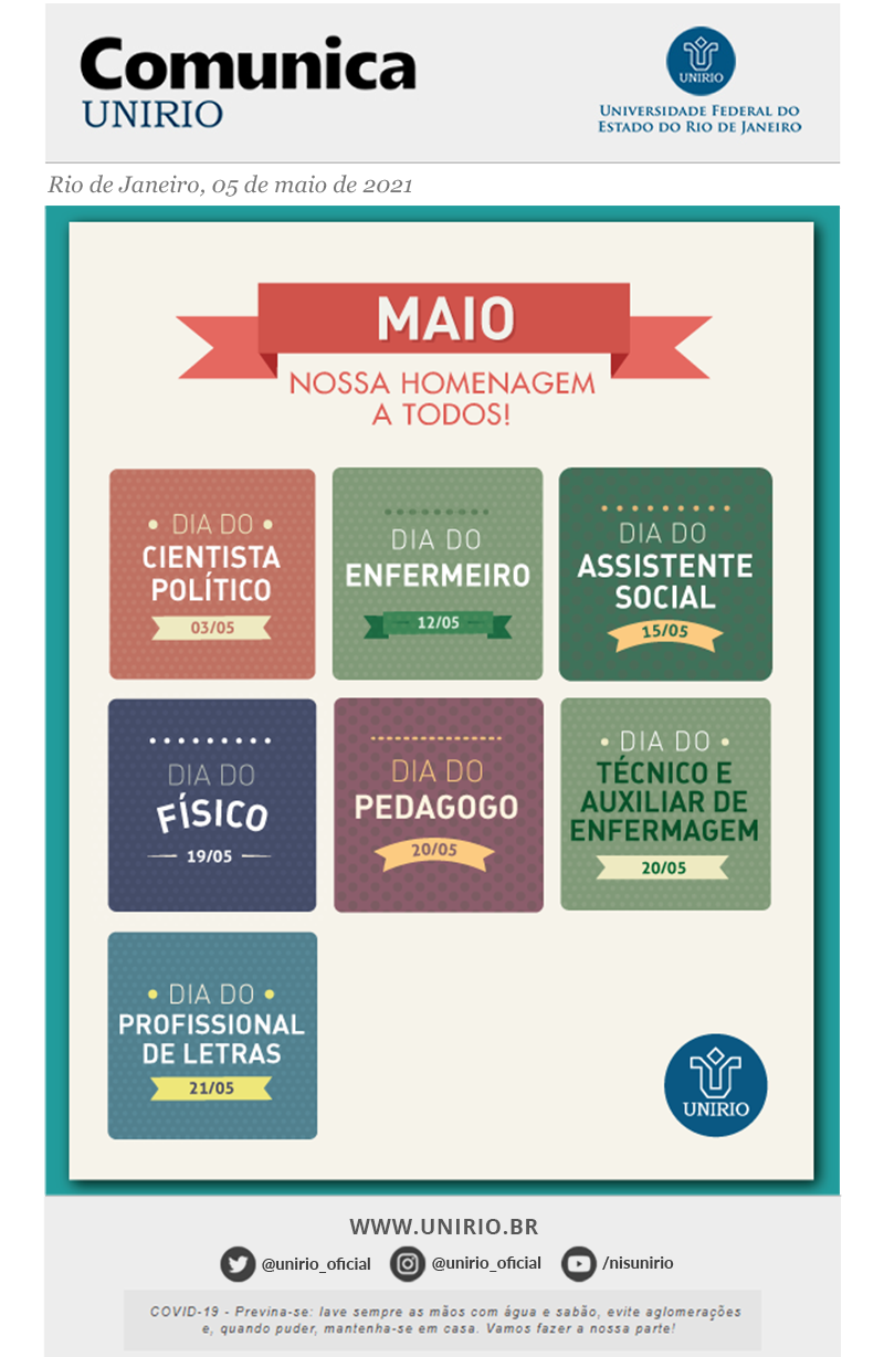 homenagens maio 2021