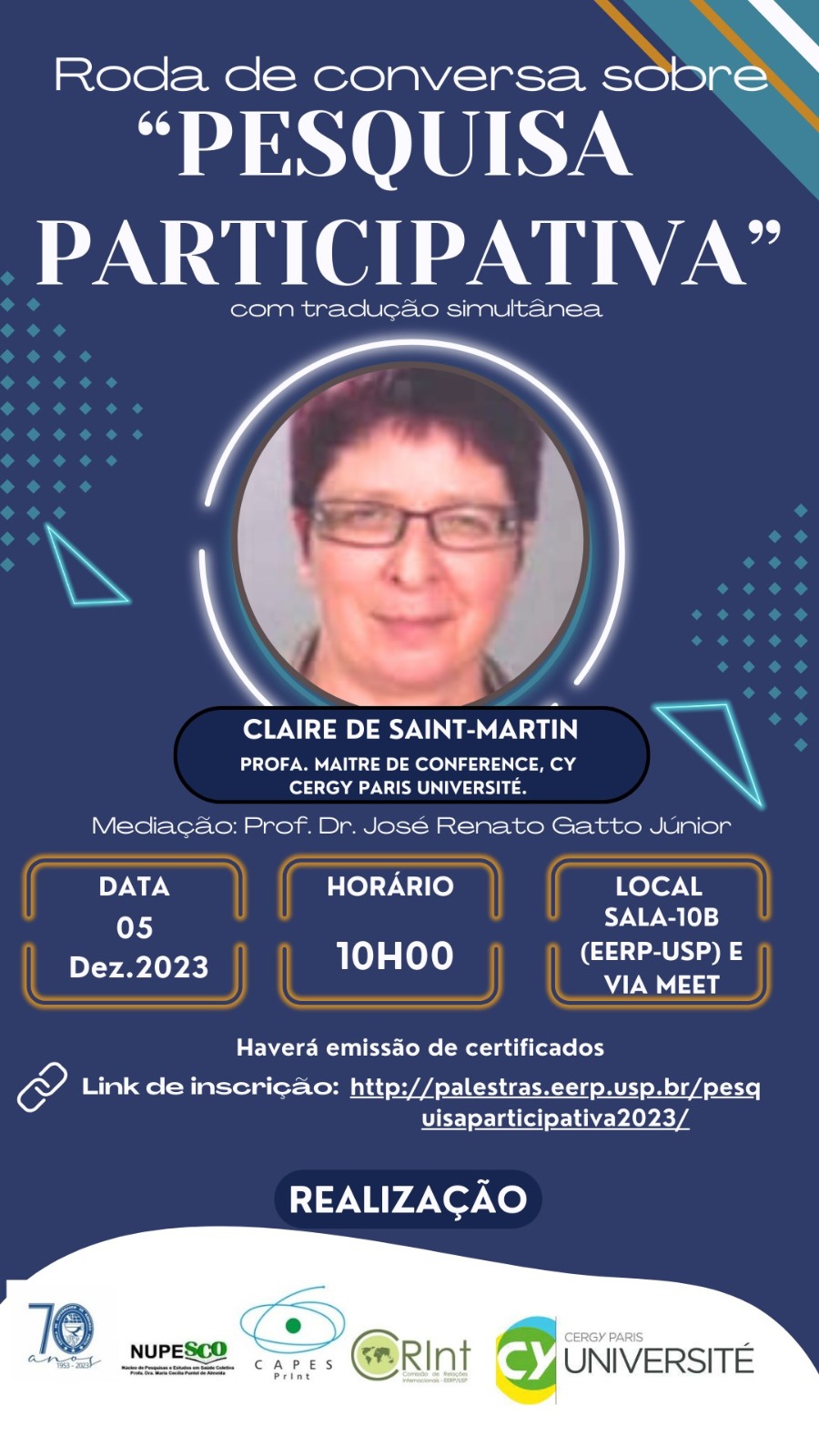 Roda de Conversa sobre “Pesquisa participativa"