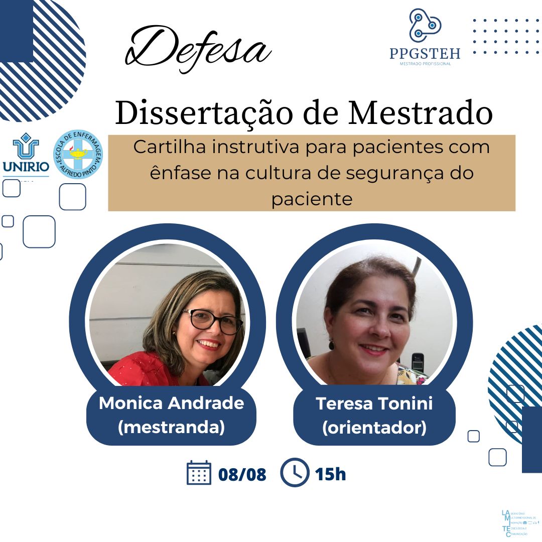 Defesa de produto da mestranda Monica Maria de Melo Andrade