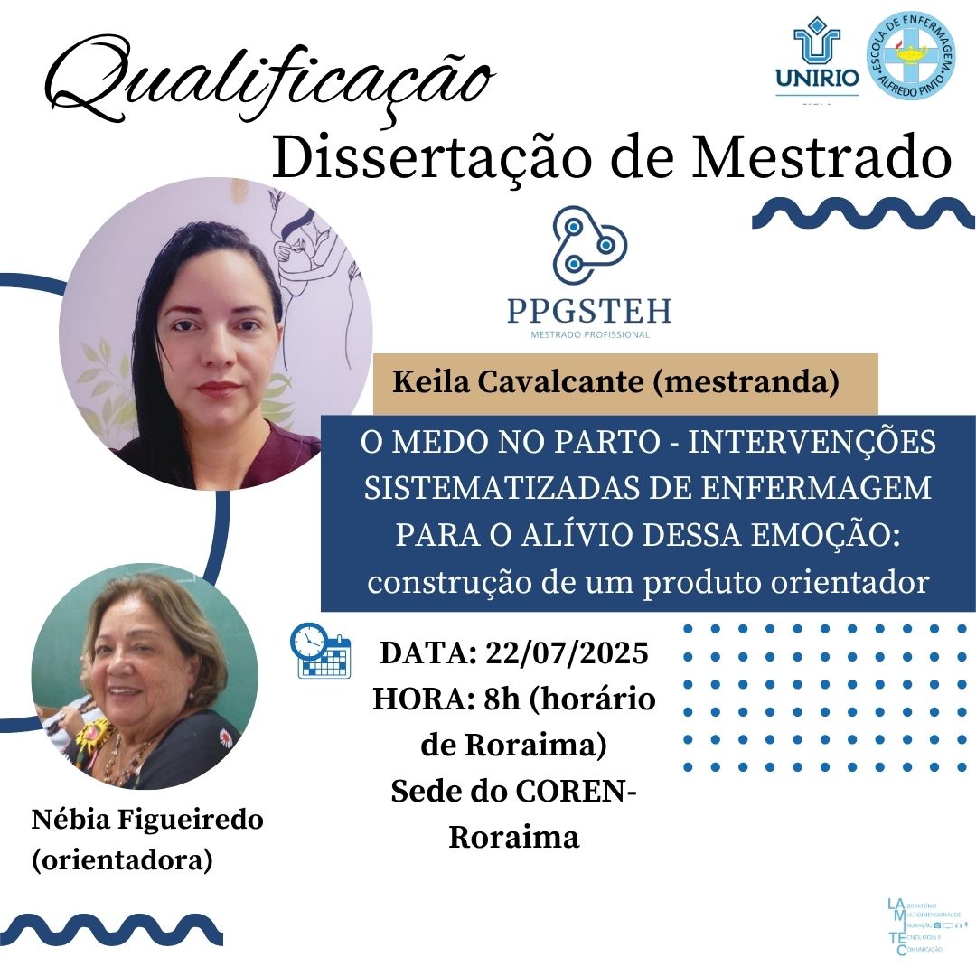 Exame de qualificação da mestranda Keila Campos Cavalcante