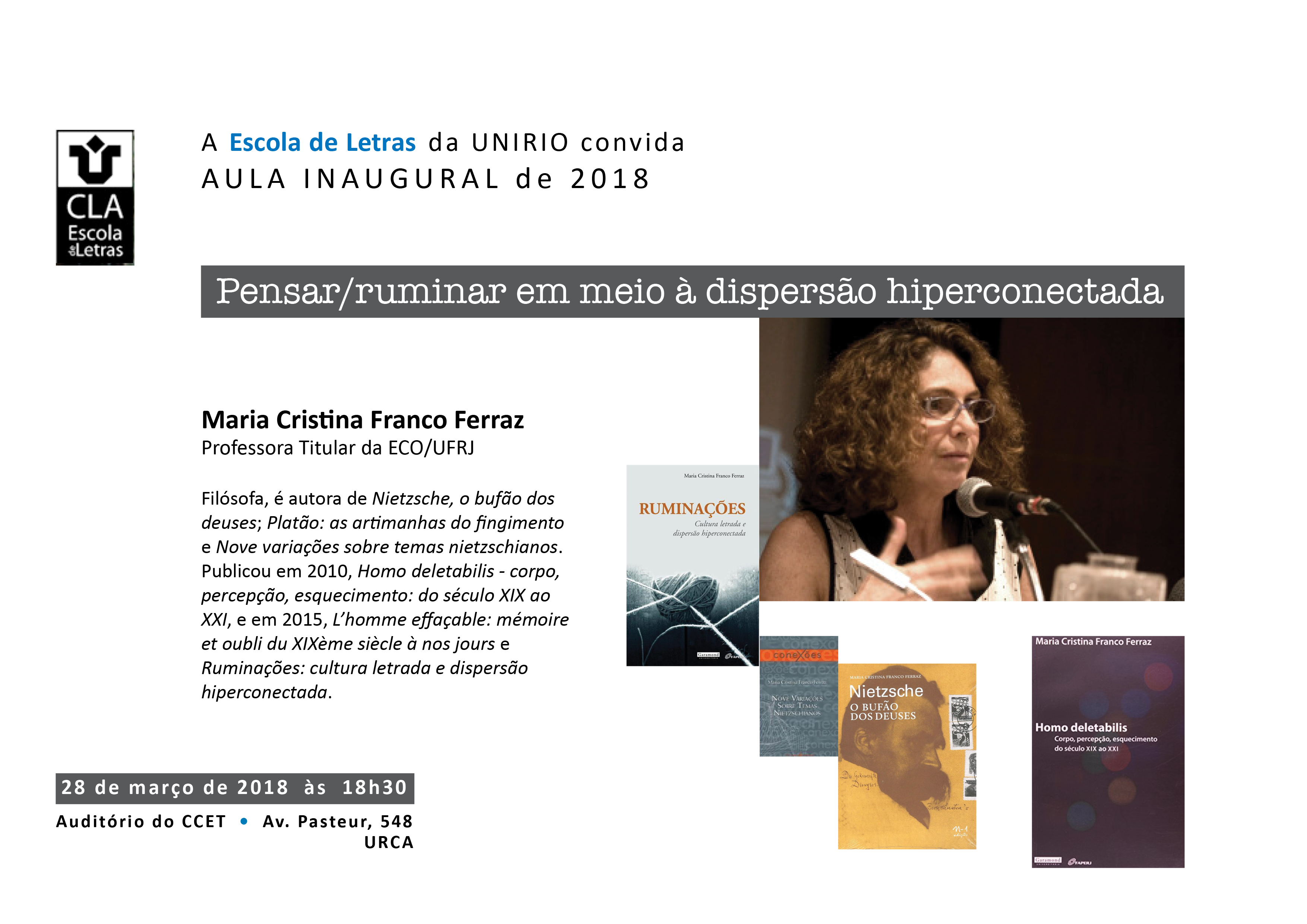 Aula inaugural 2018