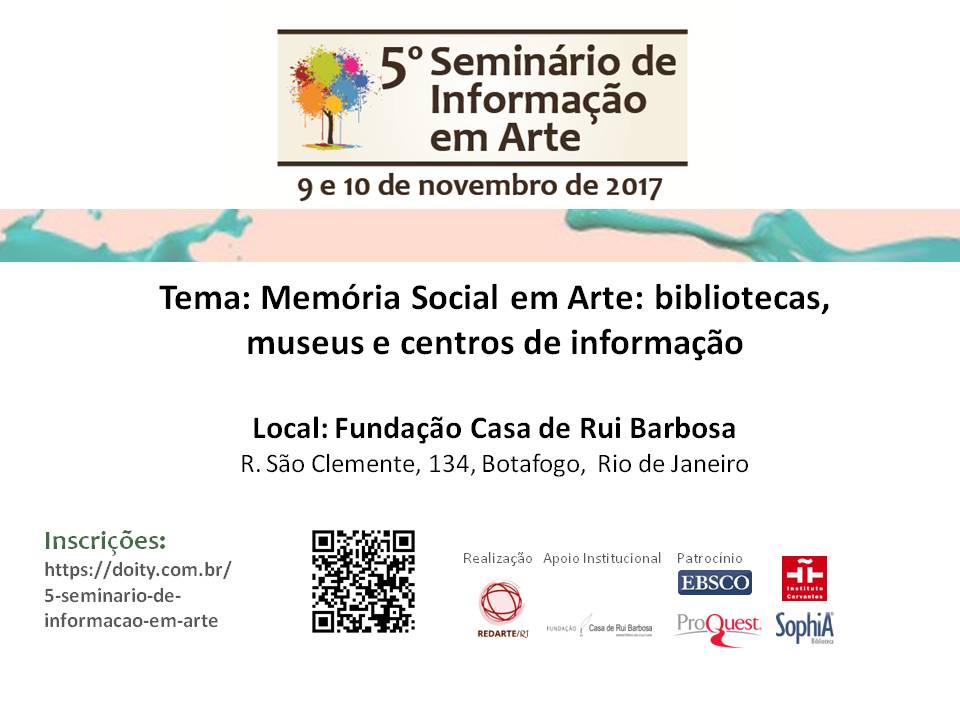 5º Seminário de Informação em Arte 