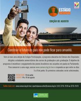 Programa educativo para universitários(as) na Câmara dos Deputados - Estágio Participação 