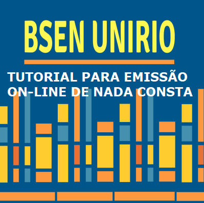 Tutorial emissão nada consta on-line