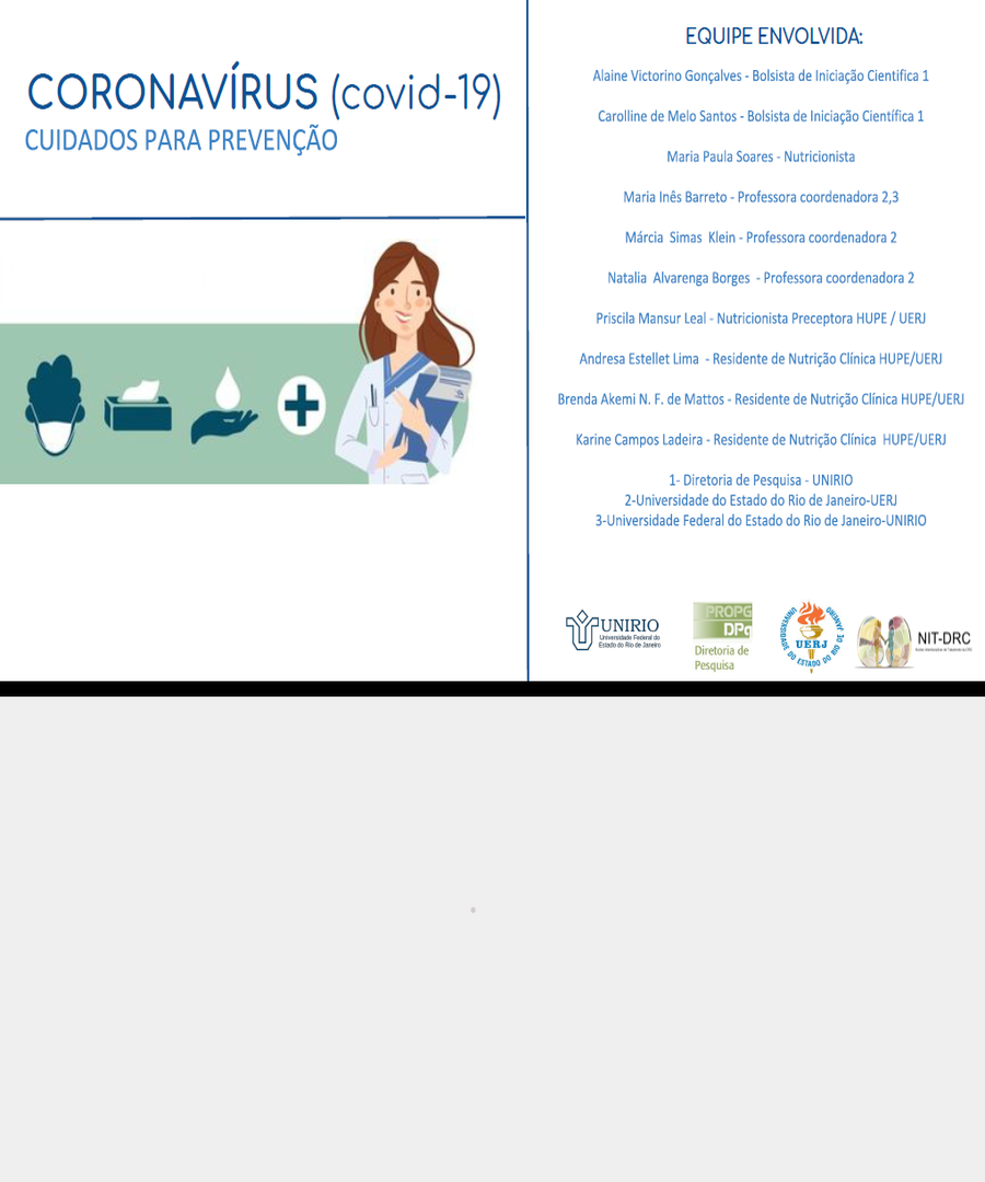 Coronavirus - Cuidados com a prevenção