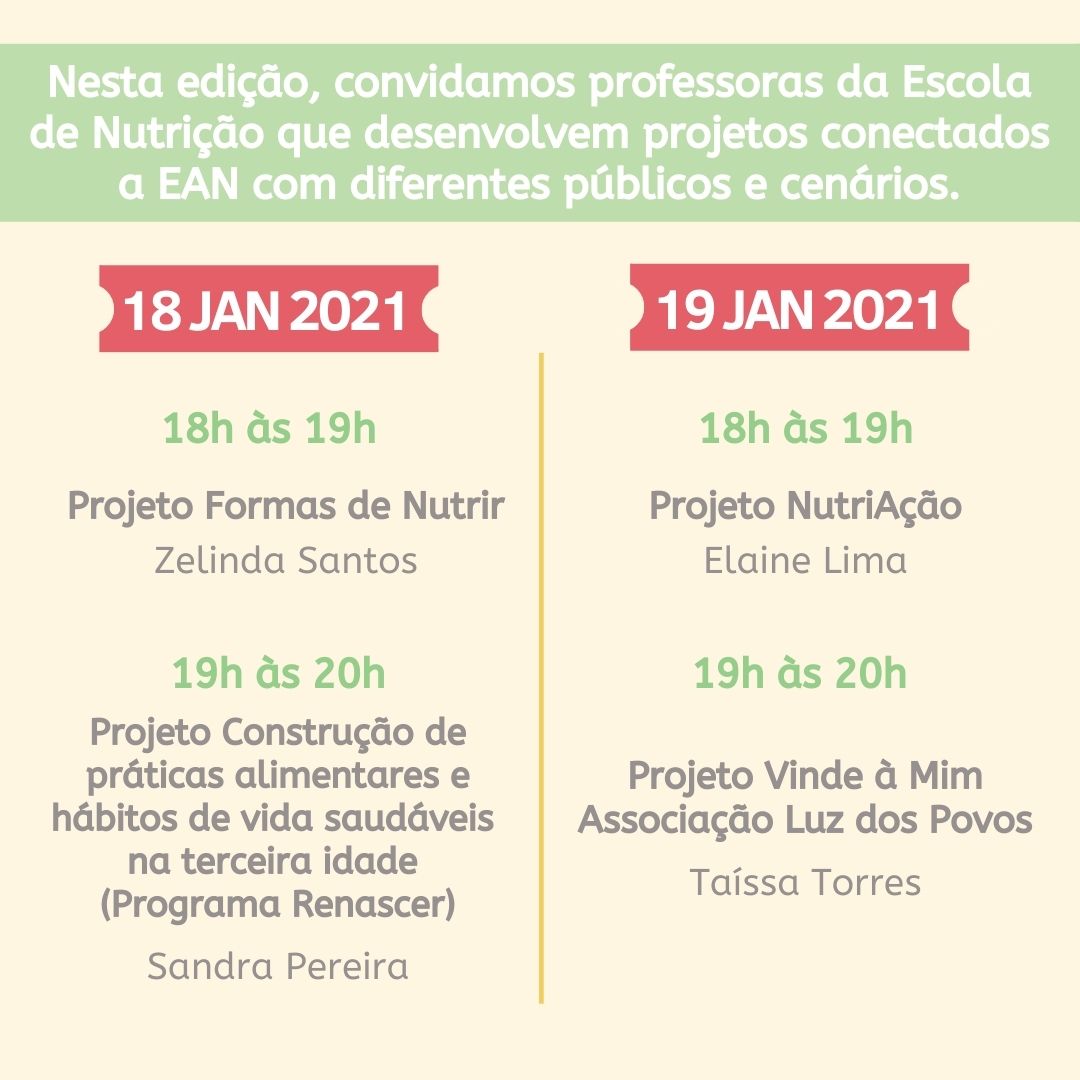 Programação EntrevisEANdo 18 e 19 jan/2021