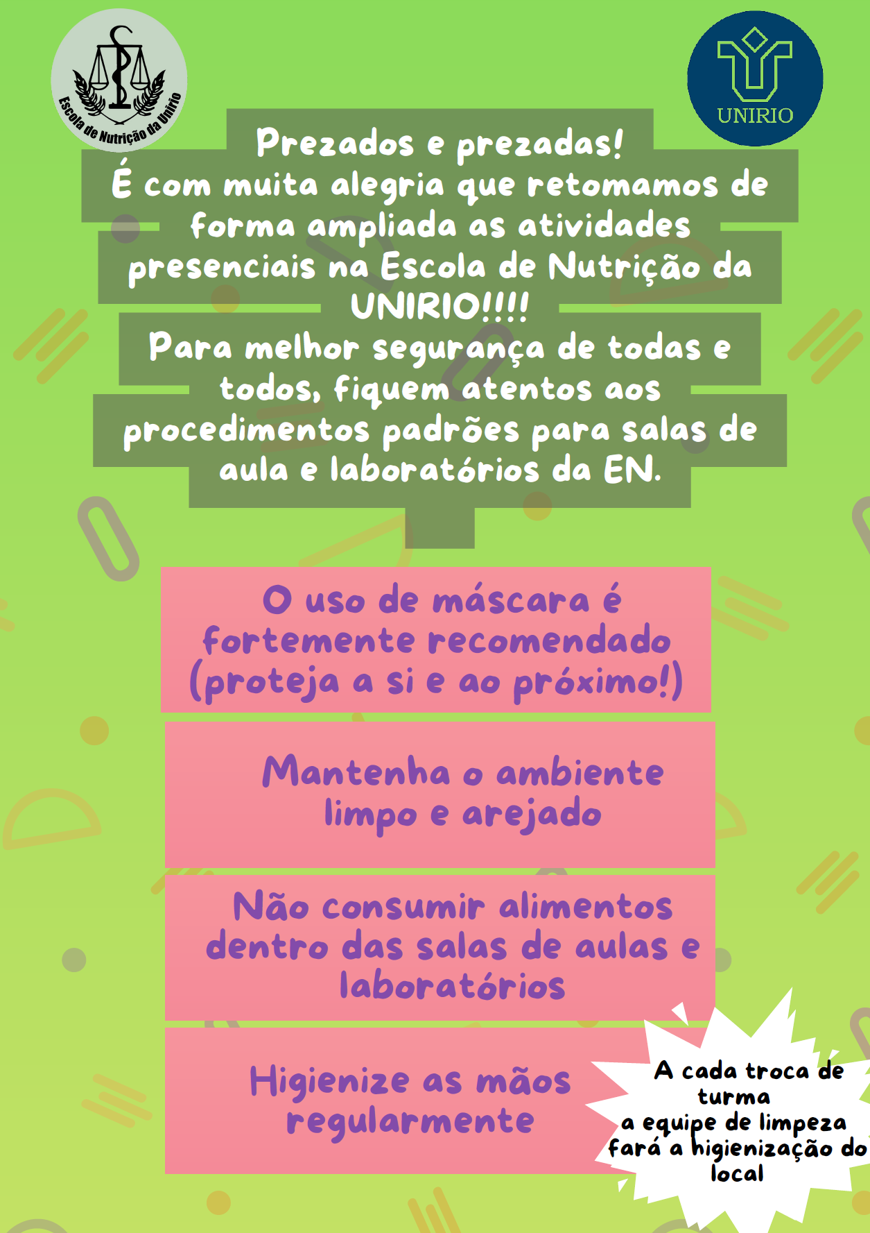 Volta às aulas 2022.1 II