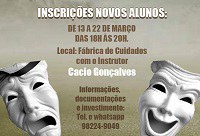 Projeto ‘Fábrica de Cuidados’ oferece curso livre de teatro Projeto ‘Fábrica de Cuidados’ oferece curso livre de teatro